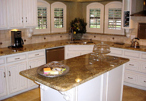 Bright white cabinets after painting