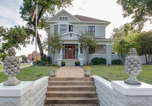 Aubrey home exterior after painting