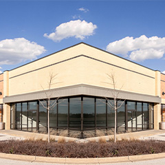 Outside shot of commercial building