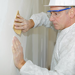 Team member removing popcorn